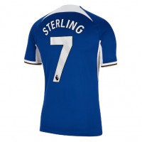 Koszulka piłkarska Chelsea Raheem Sterling #7 Strój Domowy 2023-24 tanio Krótki Rękaw